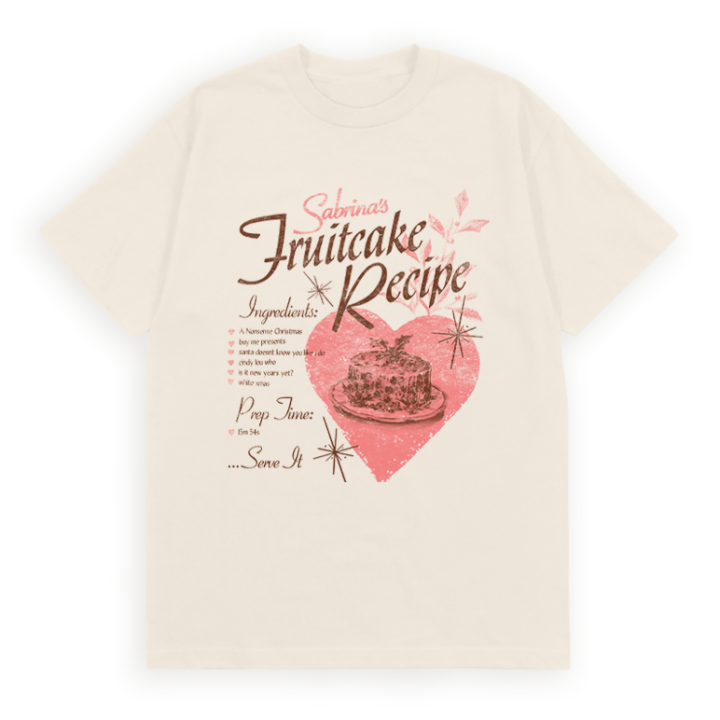 Fruitcake Recipe Tee