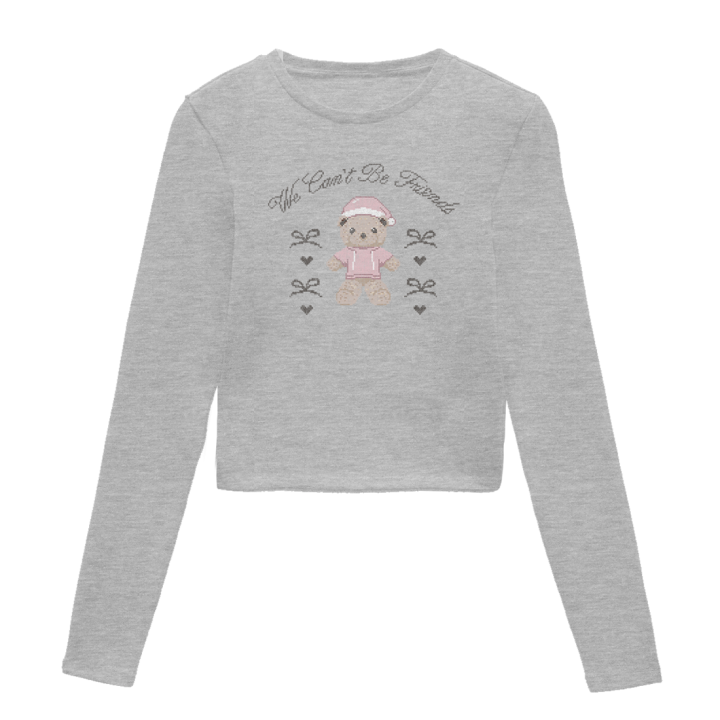 holiday teddy baby longsleeve t-shirt