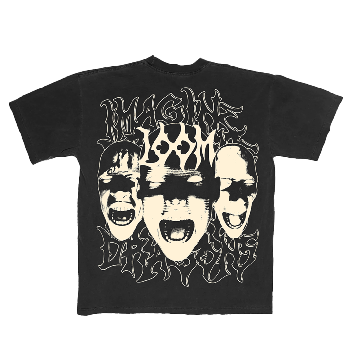 Loom 3 Faces Black Tee