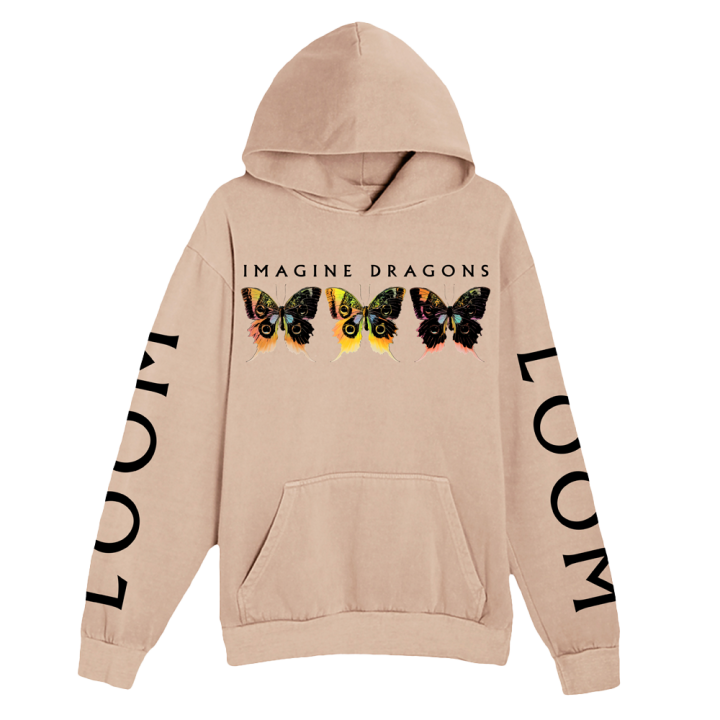 Loom Butterfly Tan Hoodie