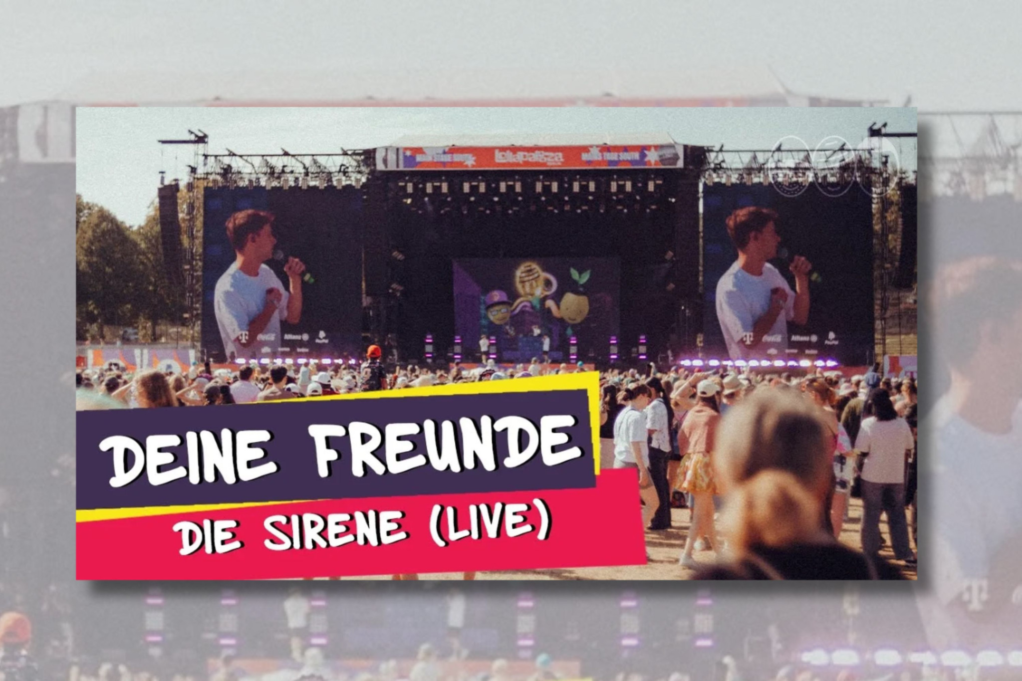  Der Hit von deine Freunde „Die Sirene“ live beim Lollapalooza!