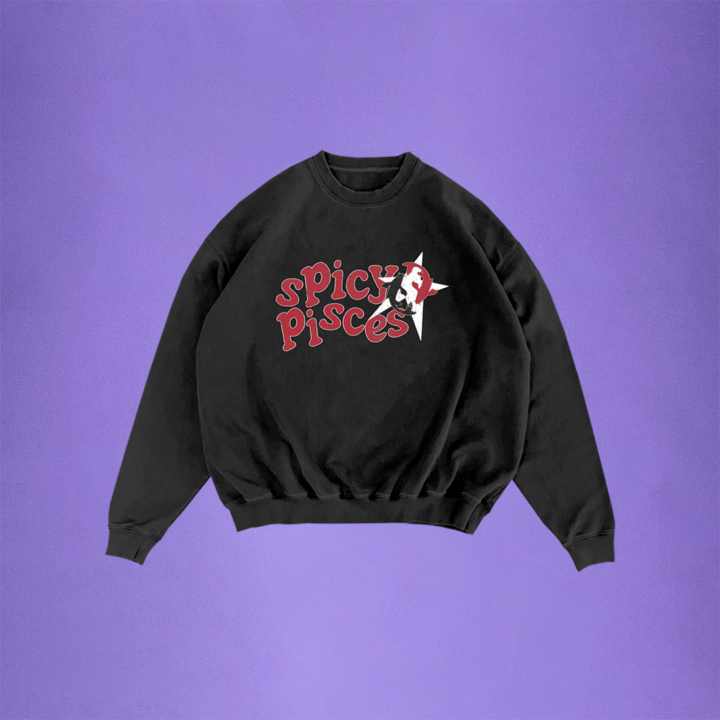 spicy pisces crewneck pullover