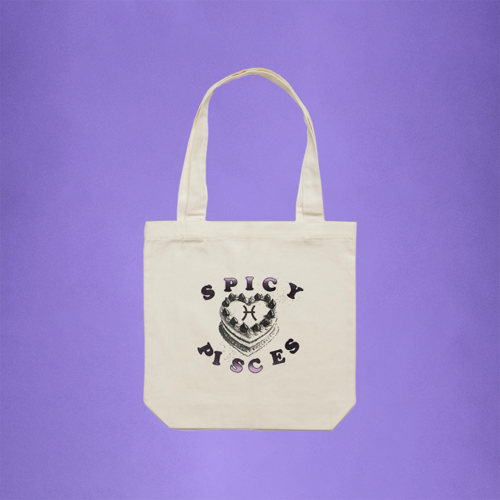 spicy pisces tote