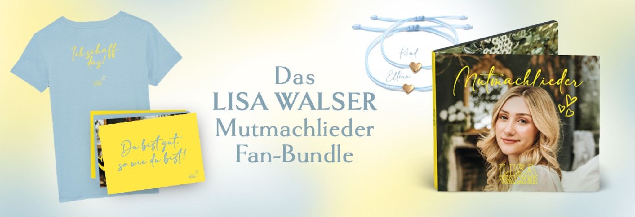 Das Lisa Walser Mutmachlieder Fan-Bundle