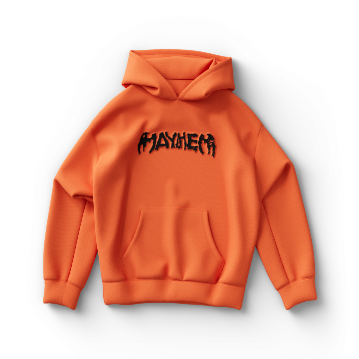 MAYHEM Orange Logo Hoodie