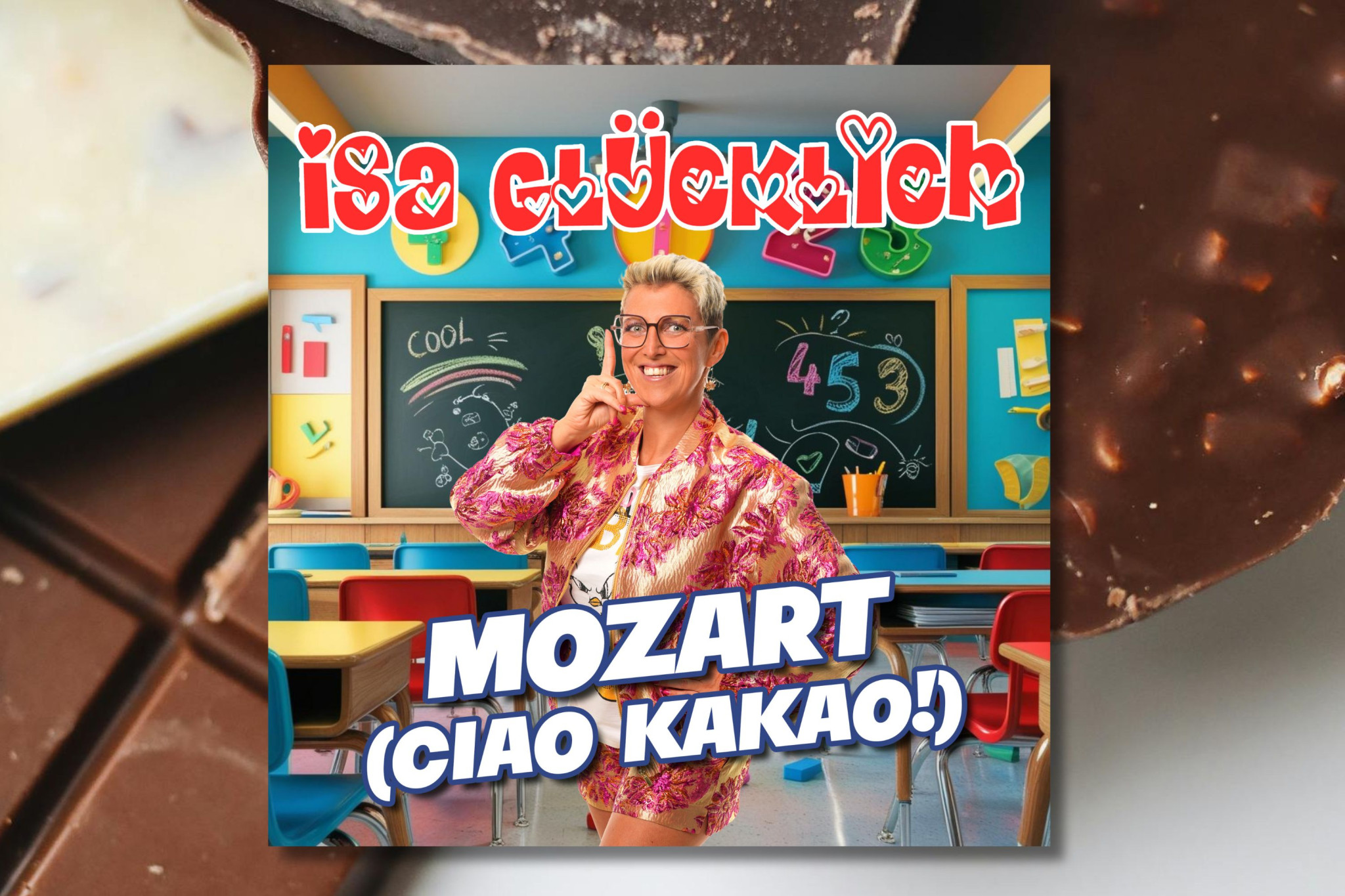 Isa Glücklich veröffentlicht neuen Ballermann Hit für Kids "Mozart (Ciao Kakao!)"