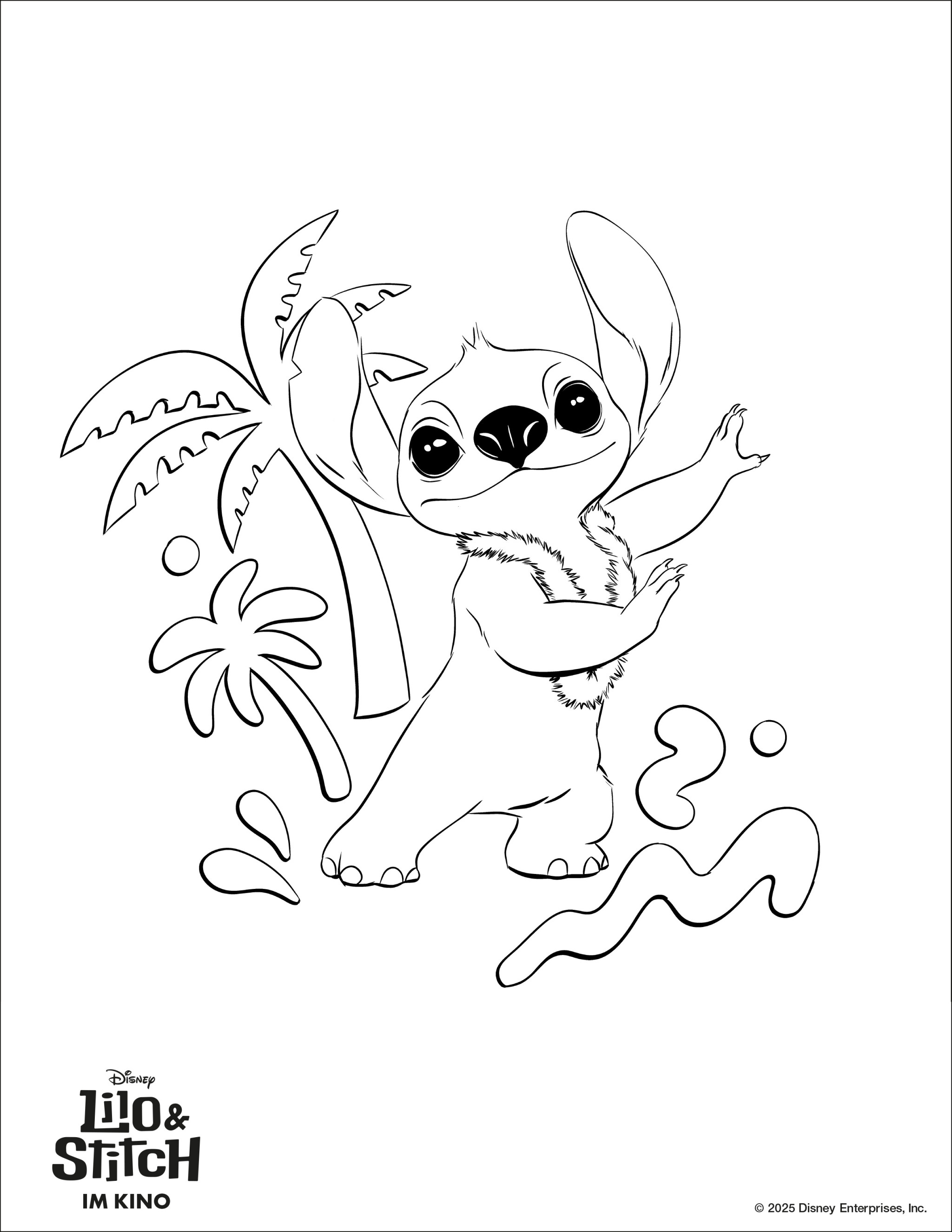 Stitch Ausmalbild