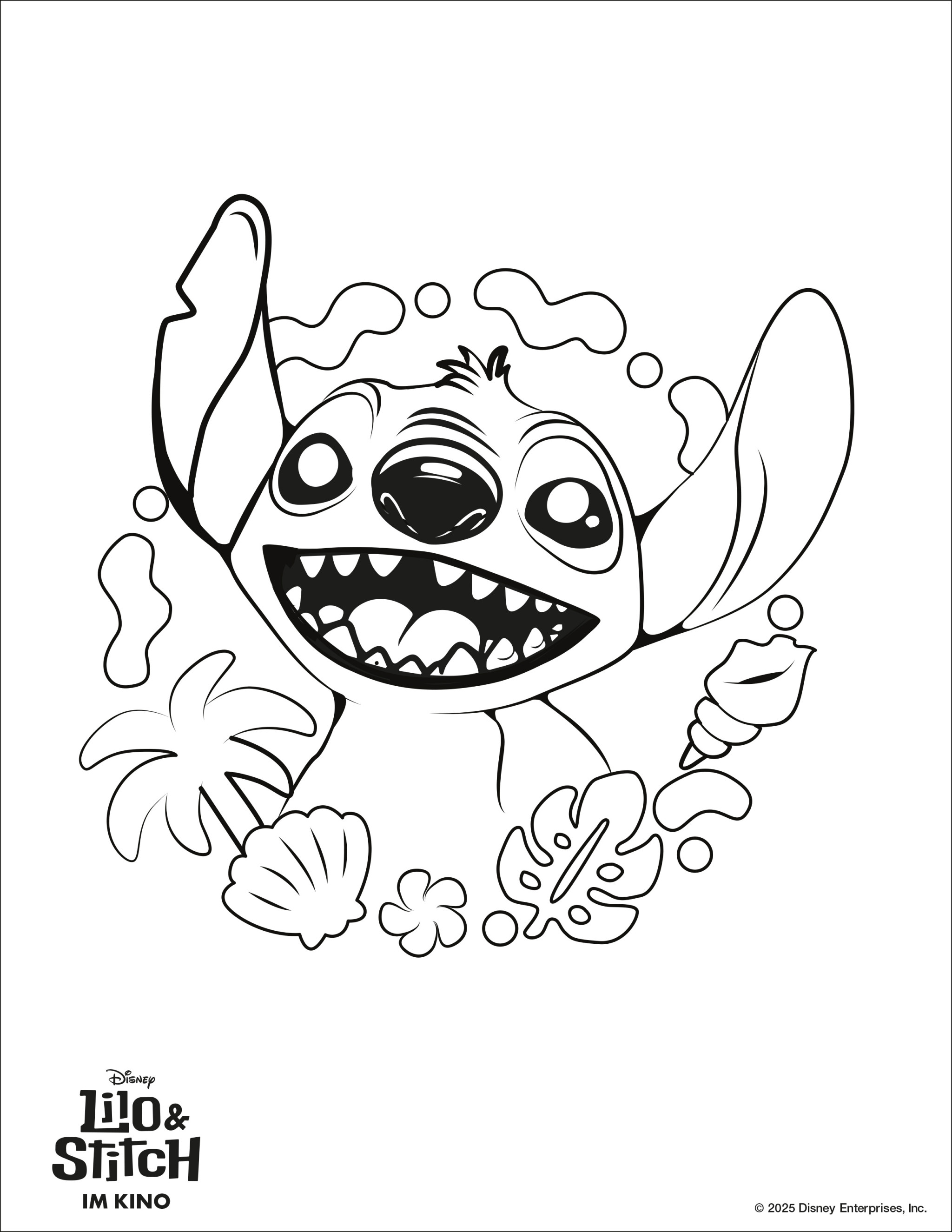 Stitch Ausmalbild