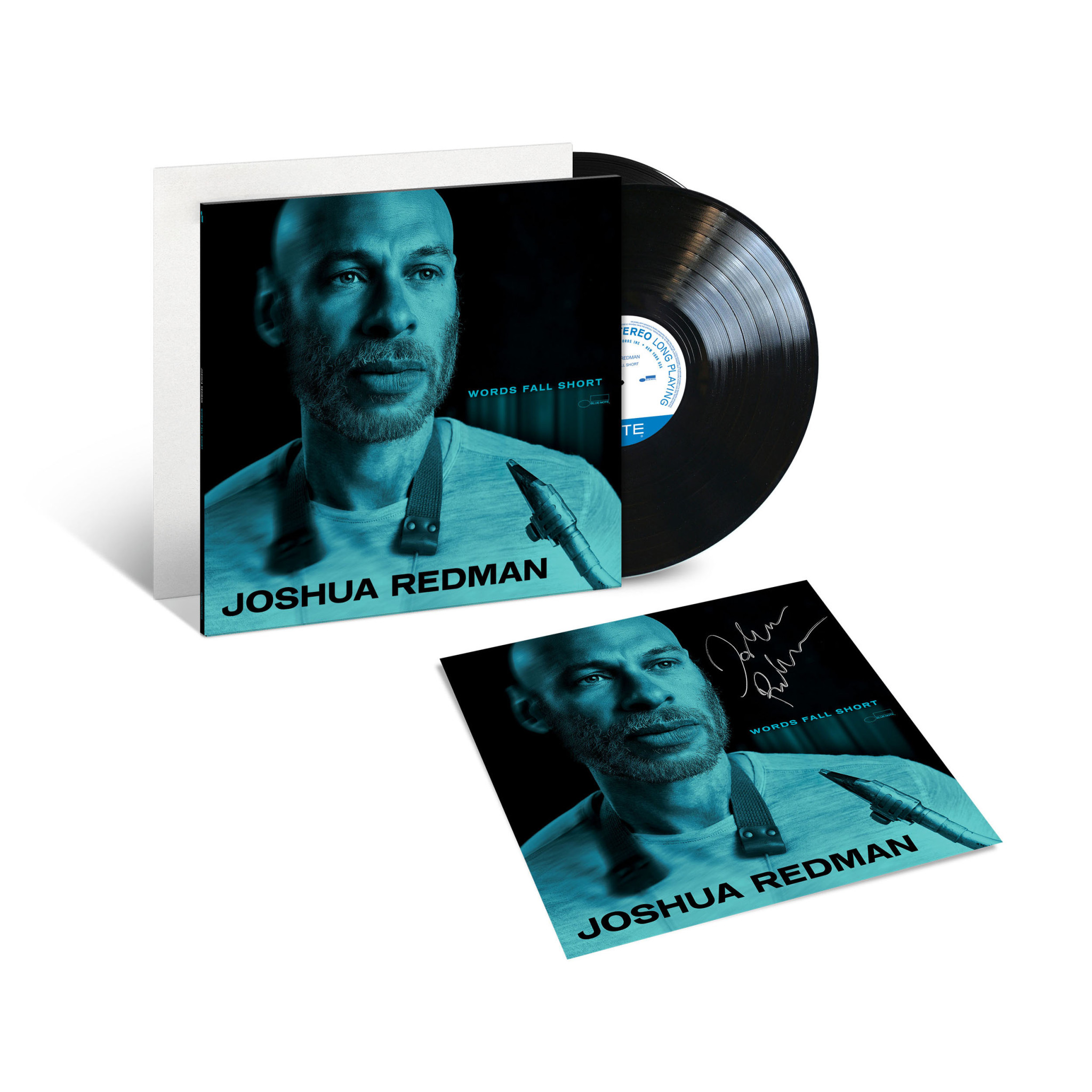 Joshua Redman - Words Fall Short (Black LP + Signed Art Card + White Label)