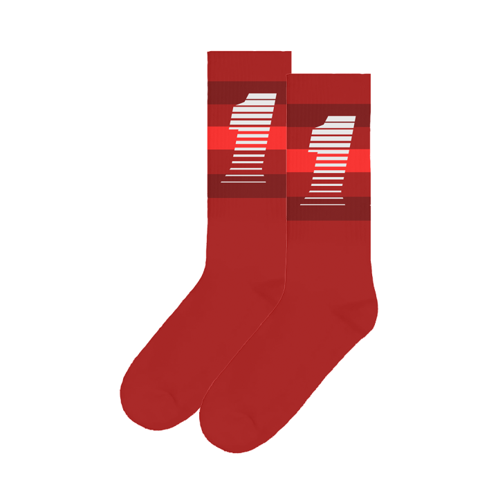 Billie Racer 1 Red Socks