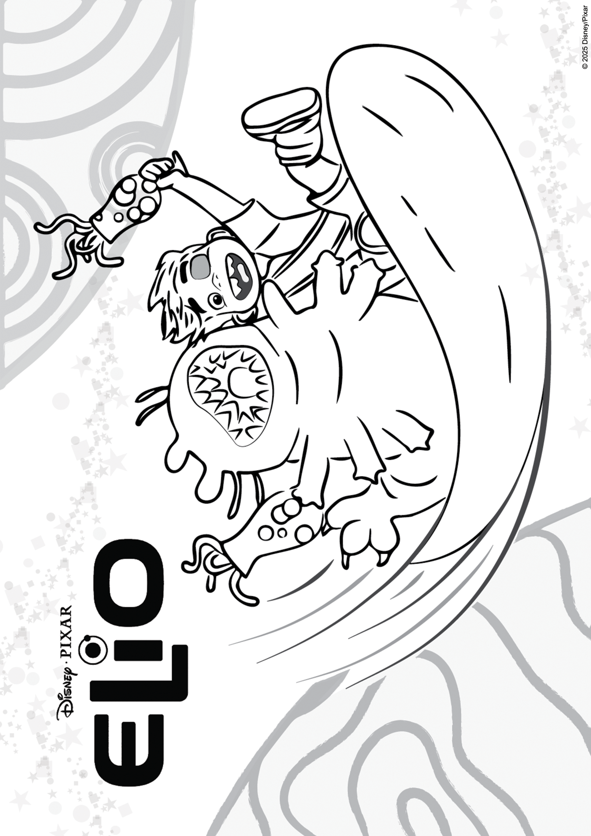 Elio und Glordon Ausmalbild