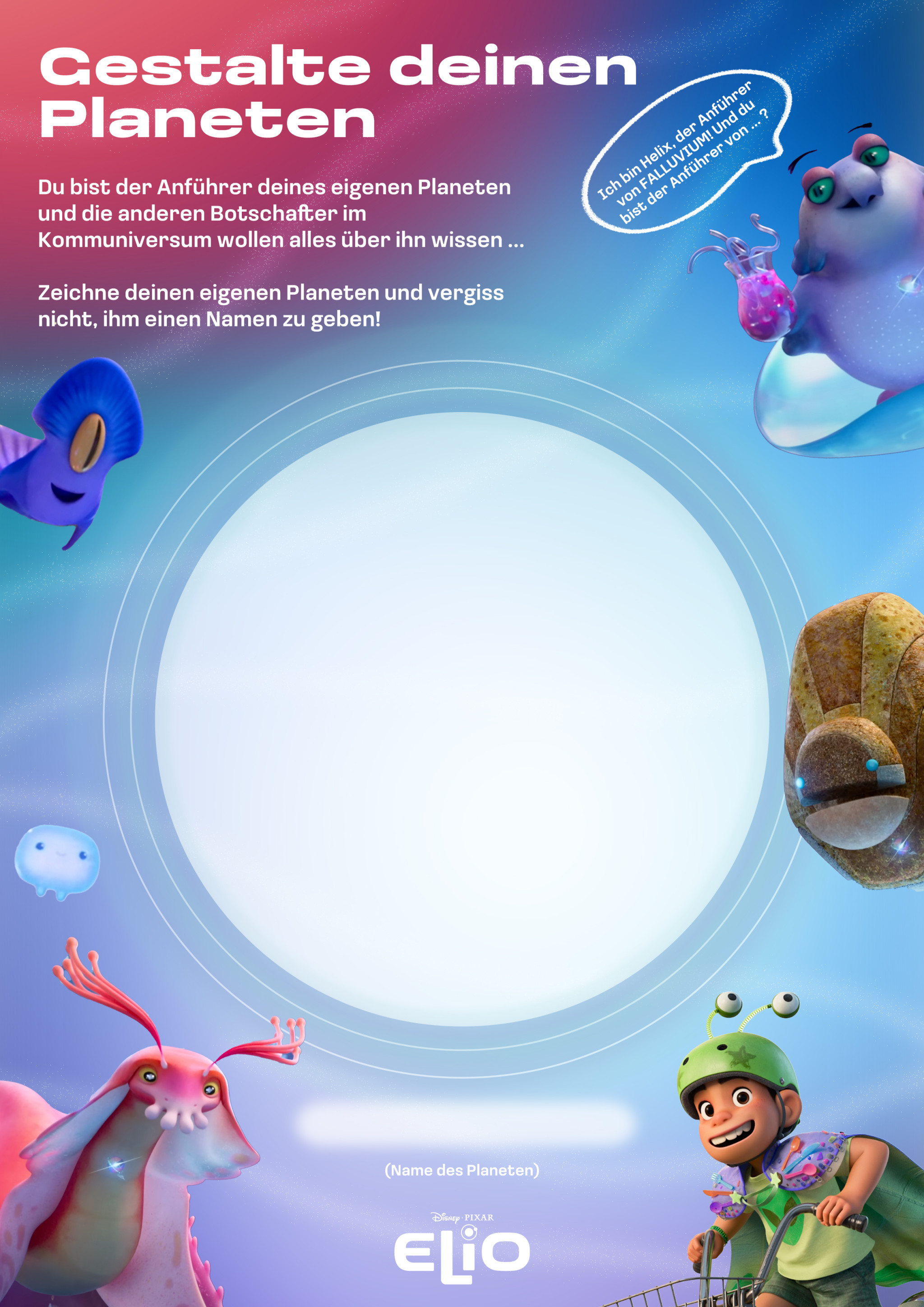 Elio – gestalte deinen Planeten 