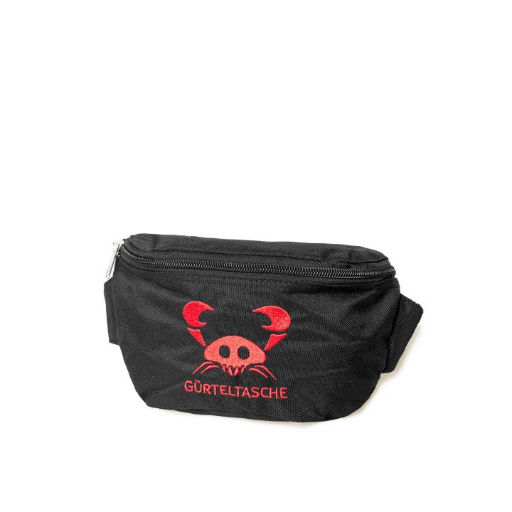 Gürteltasche mit Krebs