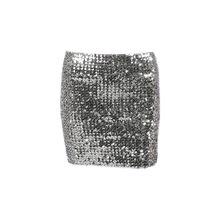 sequin skirt