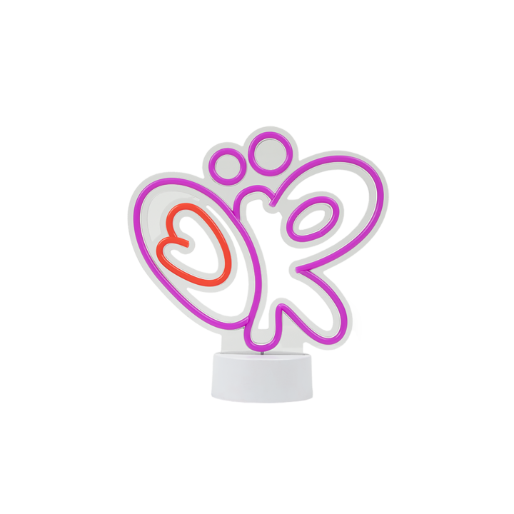 olivia rodrigo logo neon table light