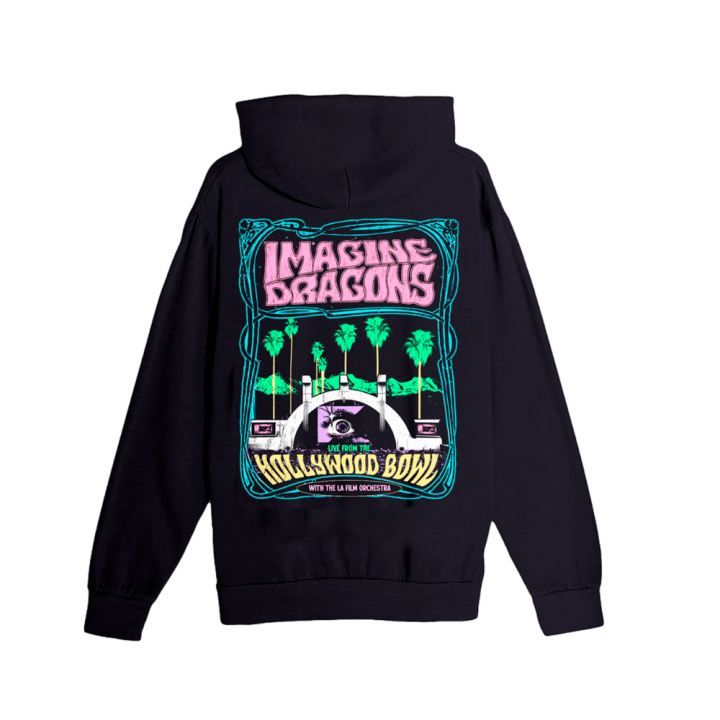 Live Hollywood Bowl Film Palm Tree Hoodie