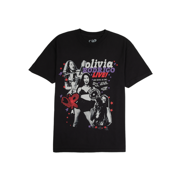olivia rodrigo live t-shirt
