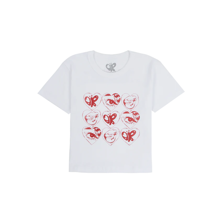 at a festival near you crop baby tee