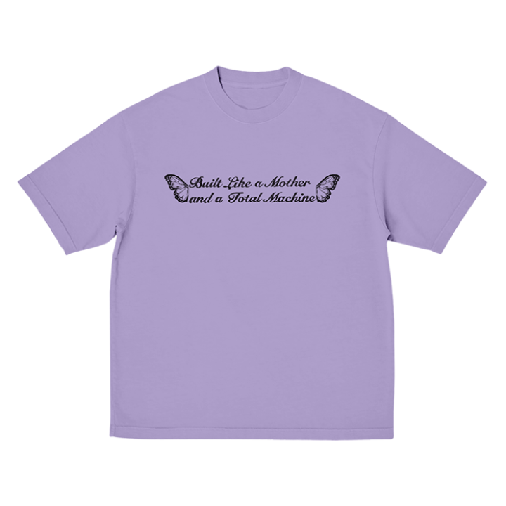 built like a mother t-shirt in violet