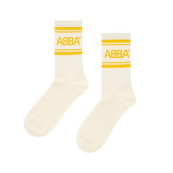 ABBA Socks (Yellow/Off-white)