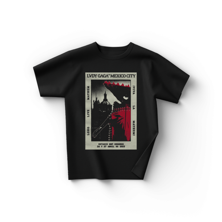Black CDMX Poster T-Shirt