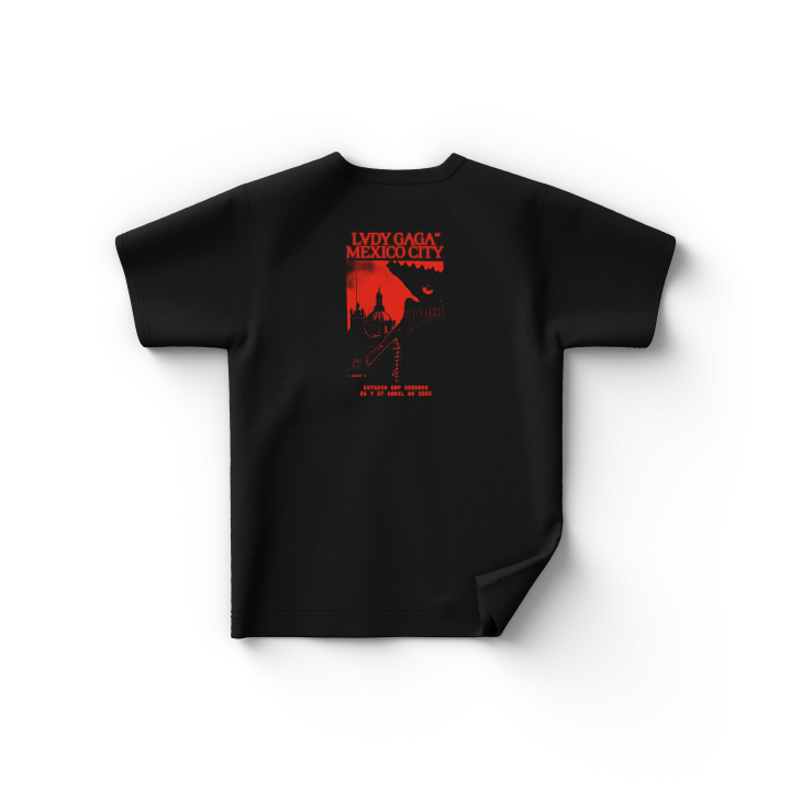 Black CDMX Contrast T-Shirt