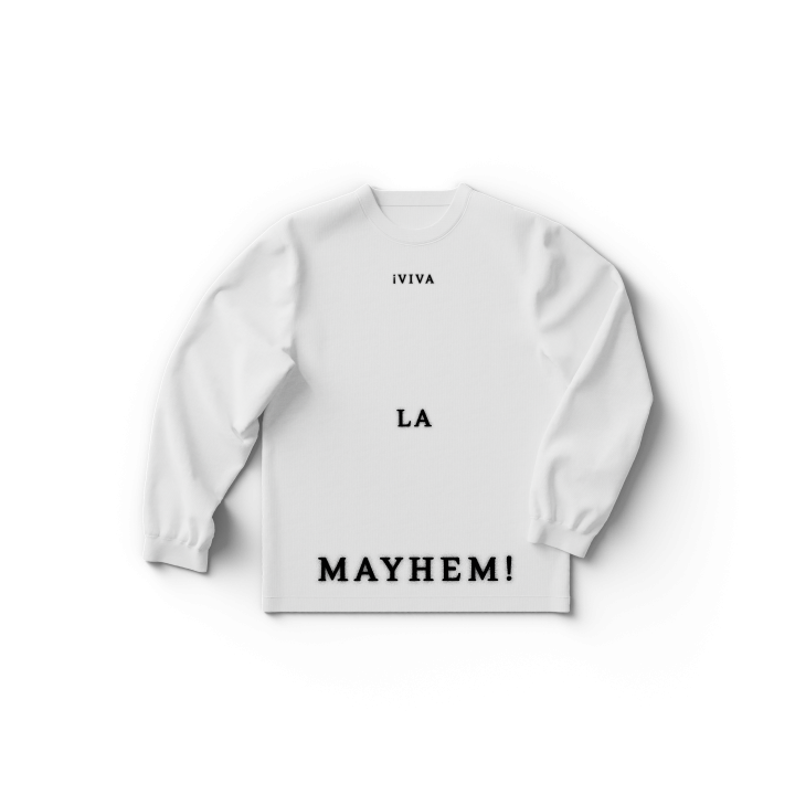 White CDMX Longsleeve T-Shirt