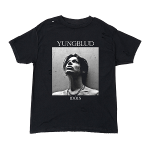 Black Square Photo T-Shirt