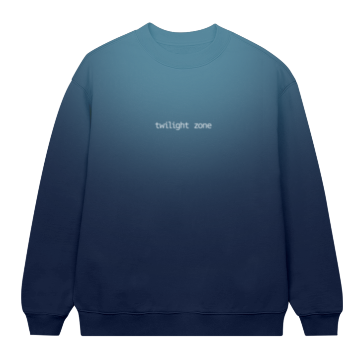 twilight zone blur crewneck