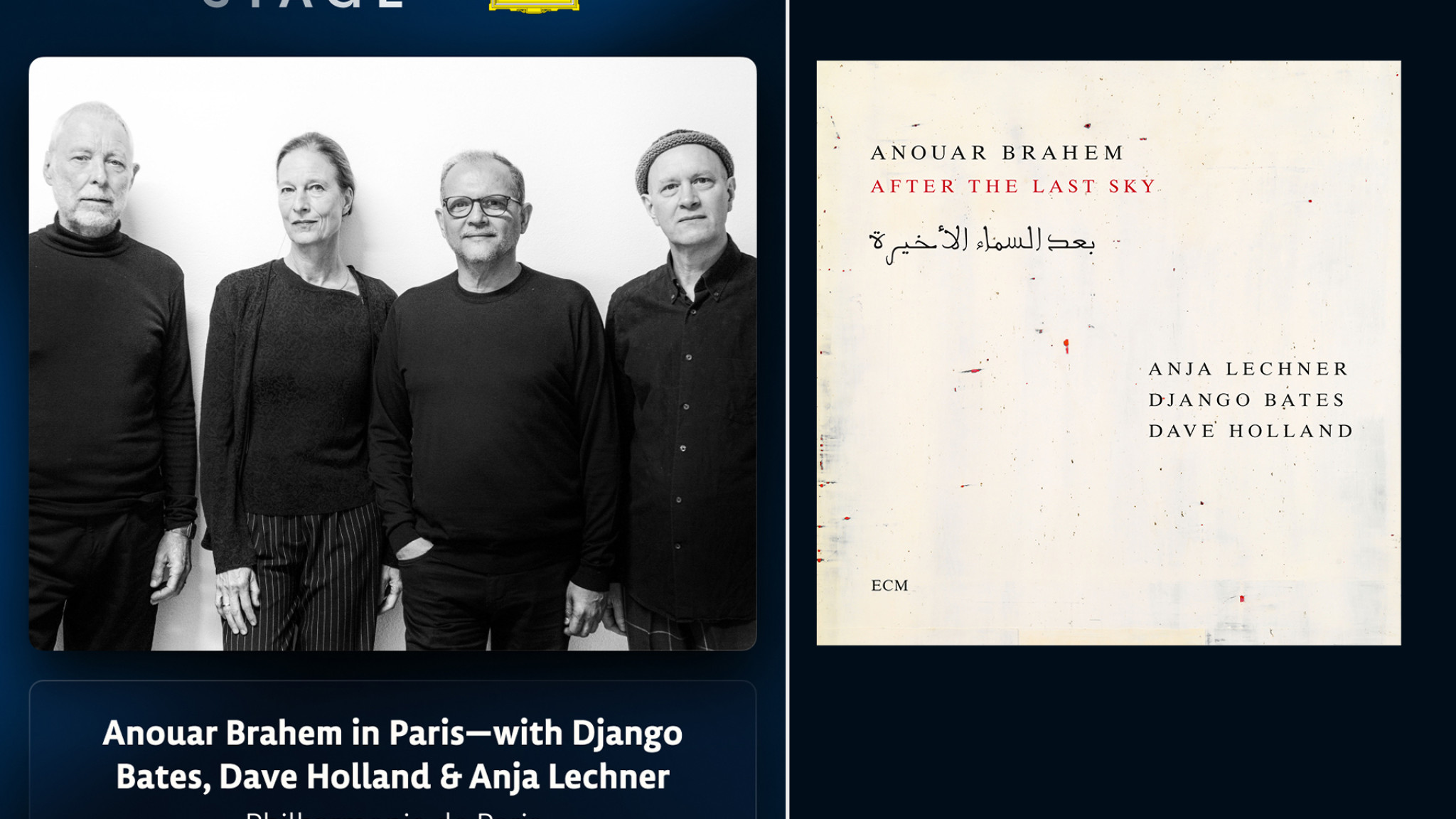 ECM Explorations bei Stage+: Anouar Brahem Quartet in Paris