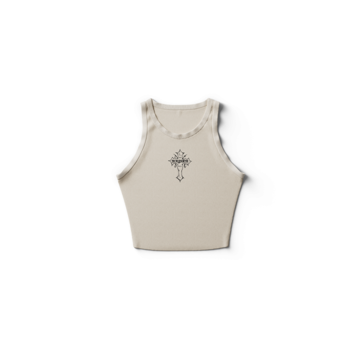 MAYHEM Cross Cropped Tank