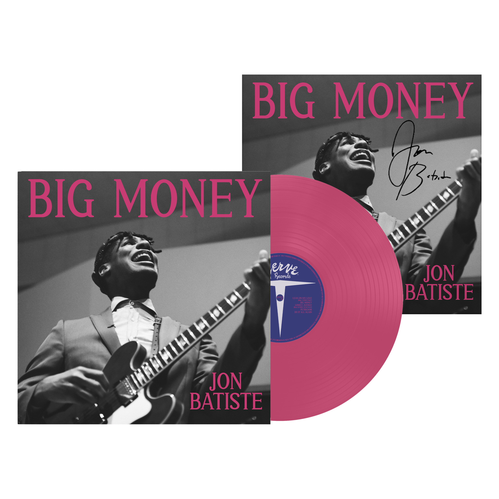 Jon Batiste - BIG MONEY (Ltd. Ed. Pink Vinyl + Signed Art Card)
