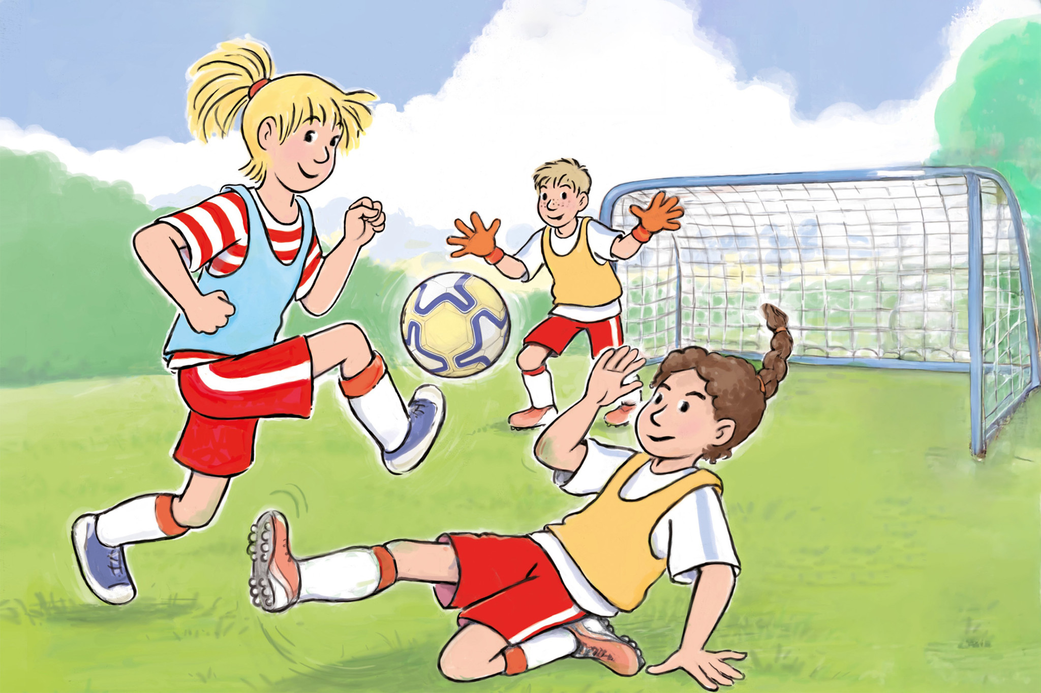 Begleitet Conni in ein Fußballcamp!