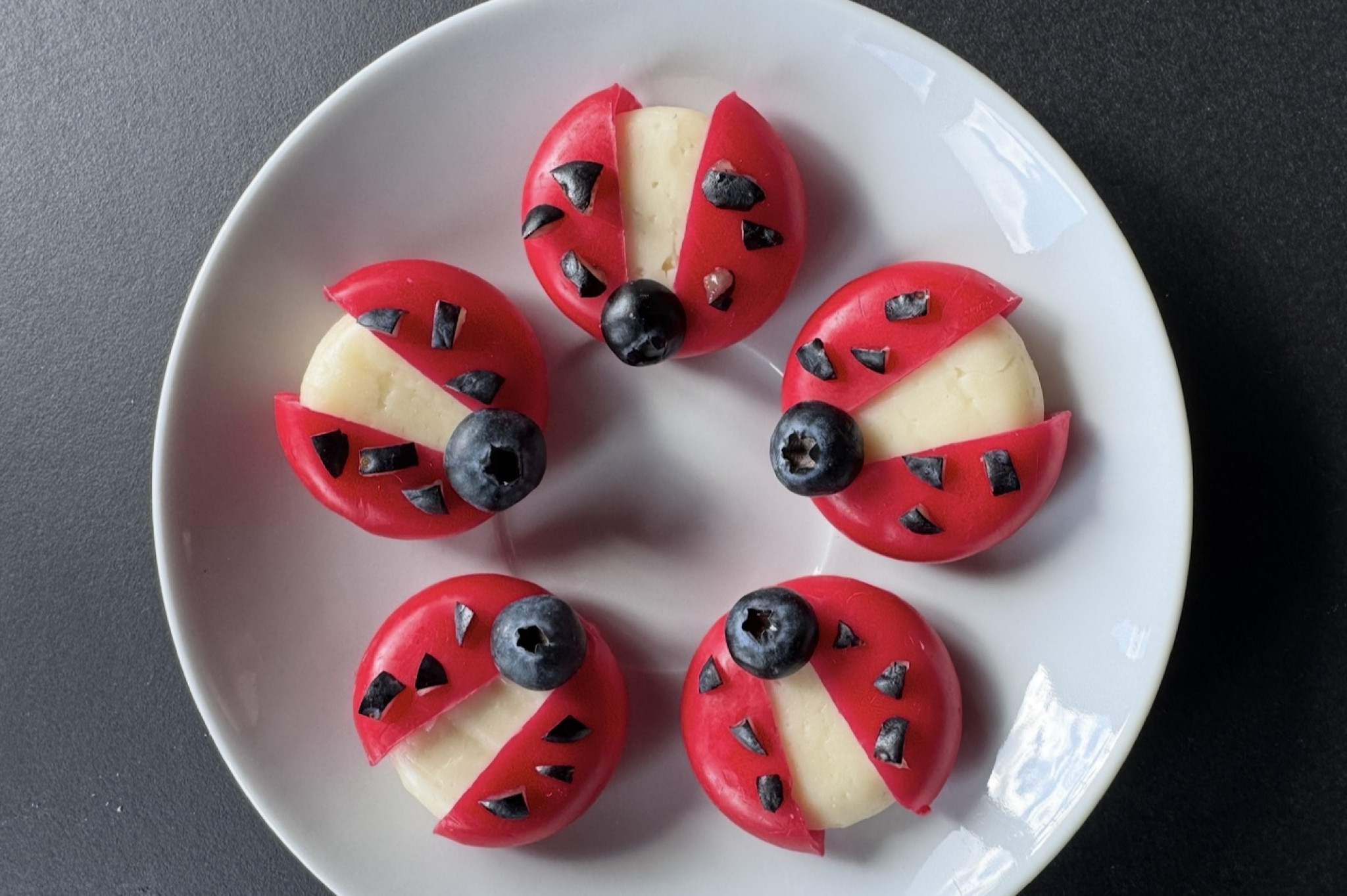 Käse Marienkäfer