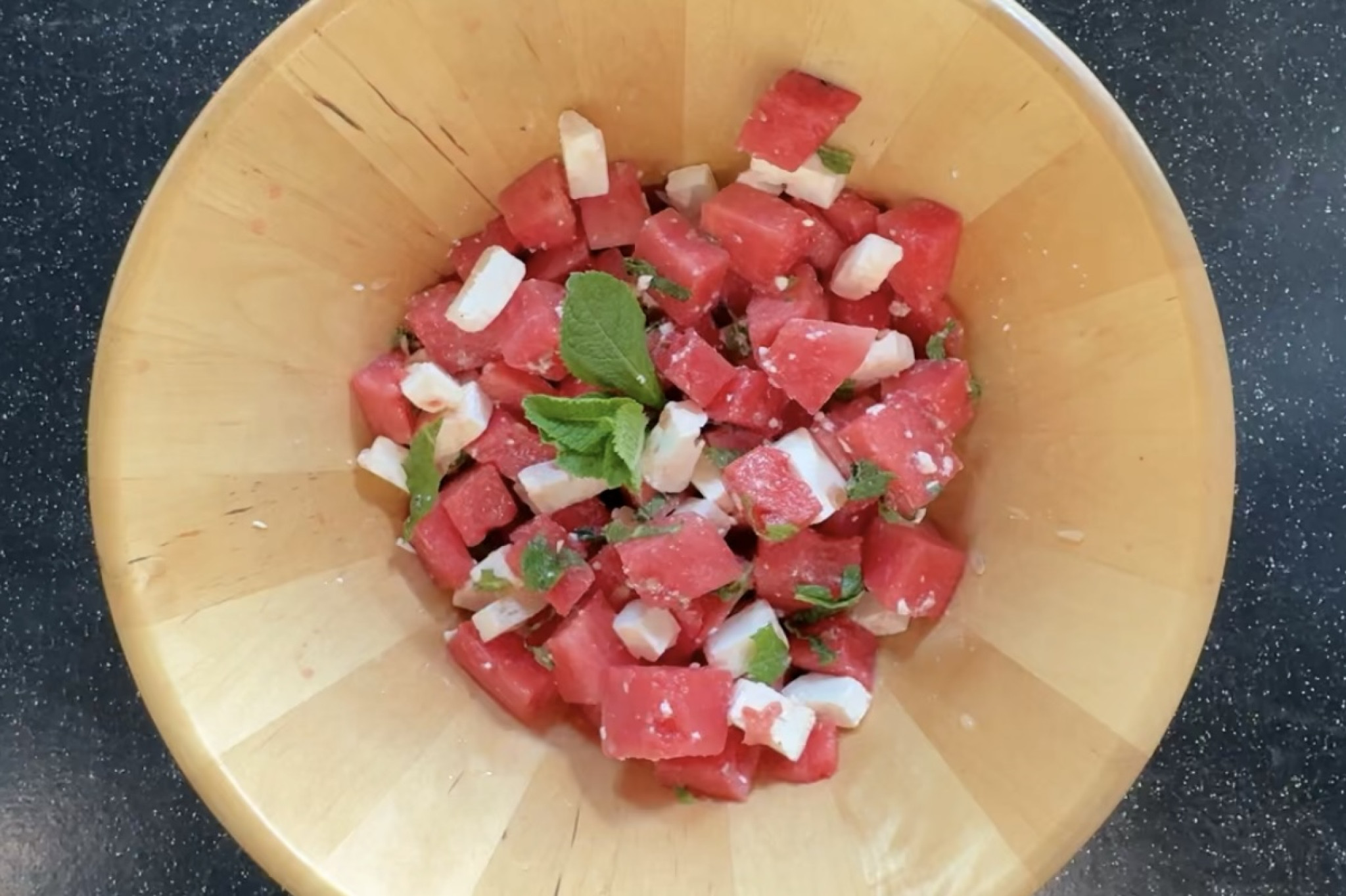Wassermelonen Feta Salat