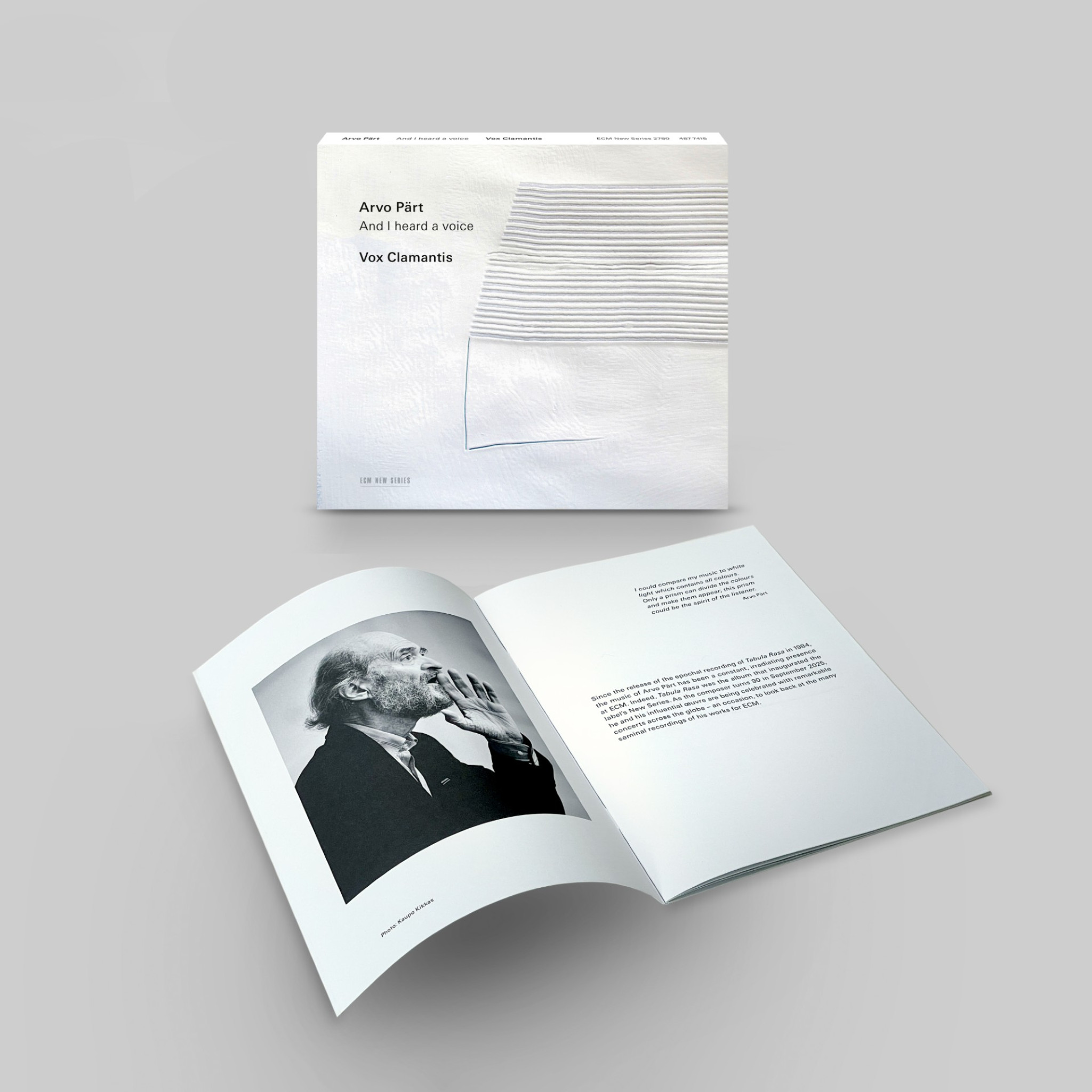 Arvo Pärt: And I Heard a Voice (CD + excl. Booklet)