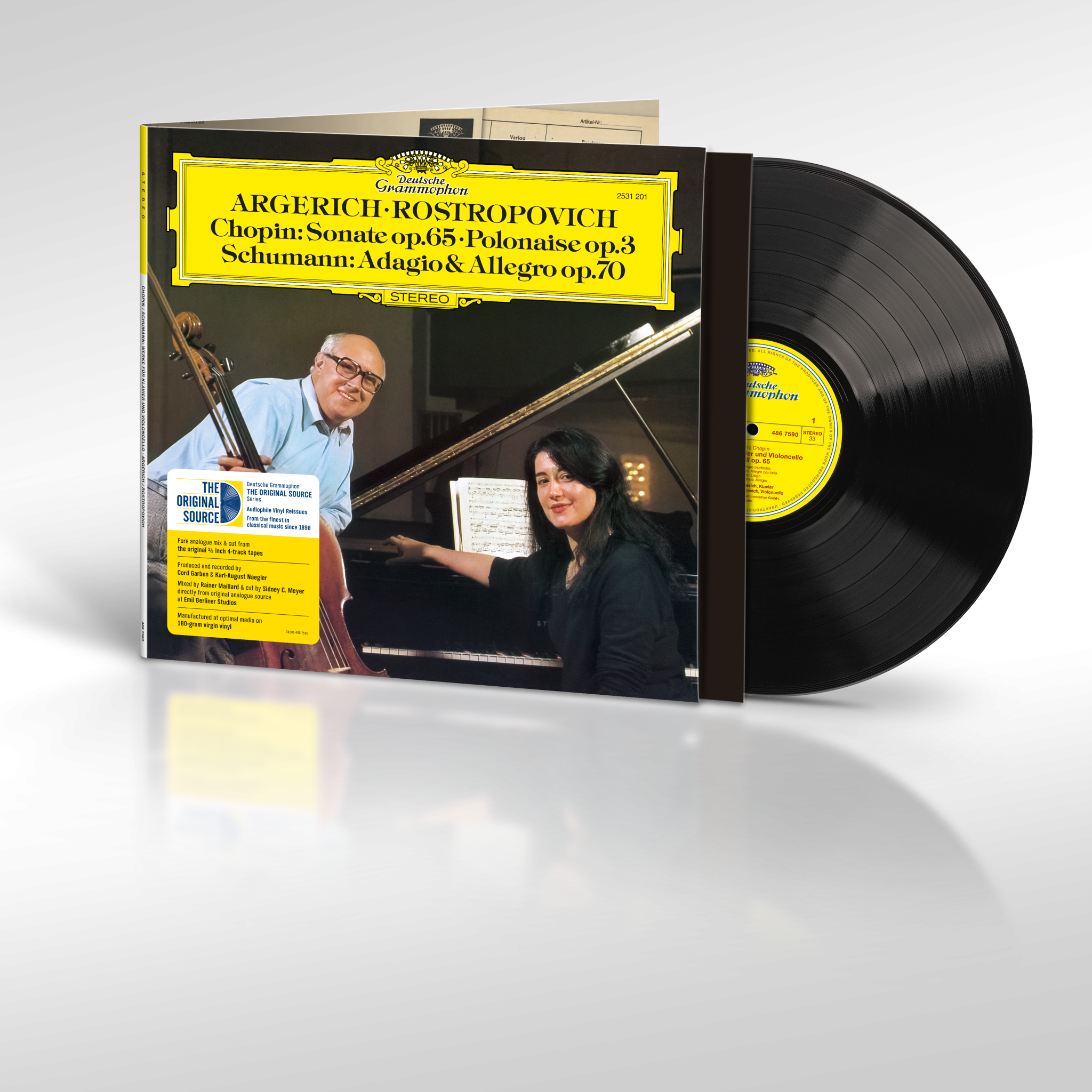 Argerich, Rostropovich - Chopin: Cello Sonata in G Minor, Op. 65; Introduction & Polonaise brillante, Op. 3 / Schumann: Adagio & Allegro in A-Flat Major, Op. 70