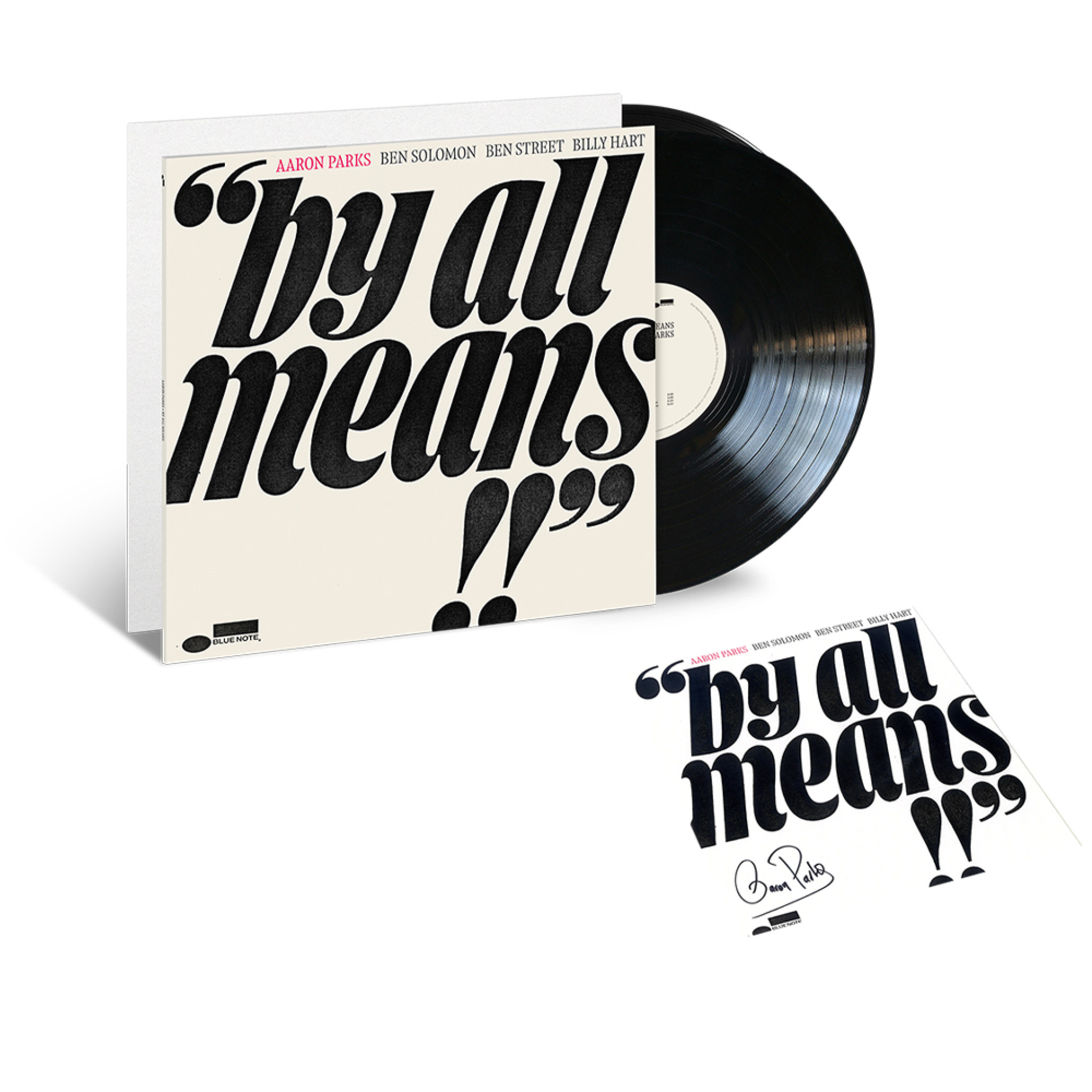 Aaron Parks: By All Means (Excl. Vinyl + sign. Art Card + White Label)