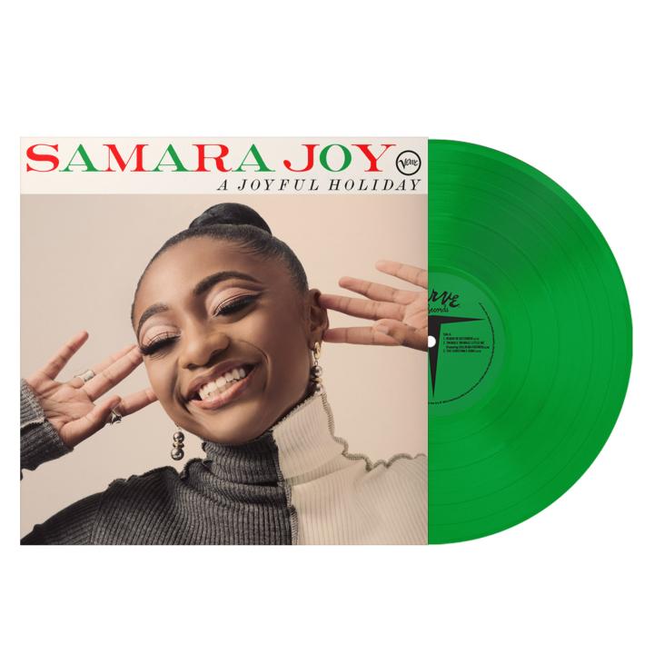 Samara Joy_A Joyful Holiday_greenLP_MockUp