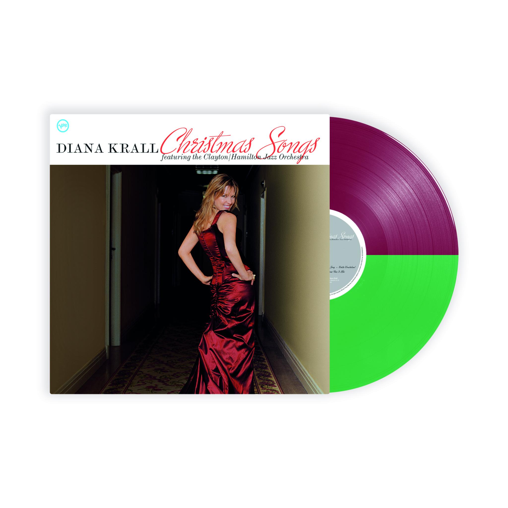 Diana Krall_Christmas Songs_Green _ Red LP Mockup_white_sq