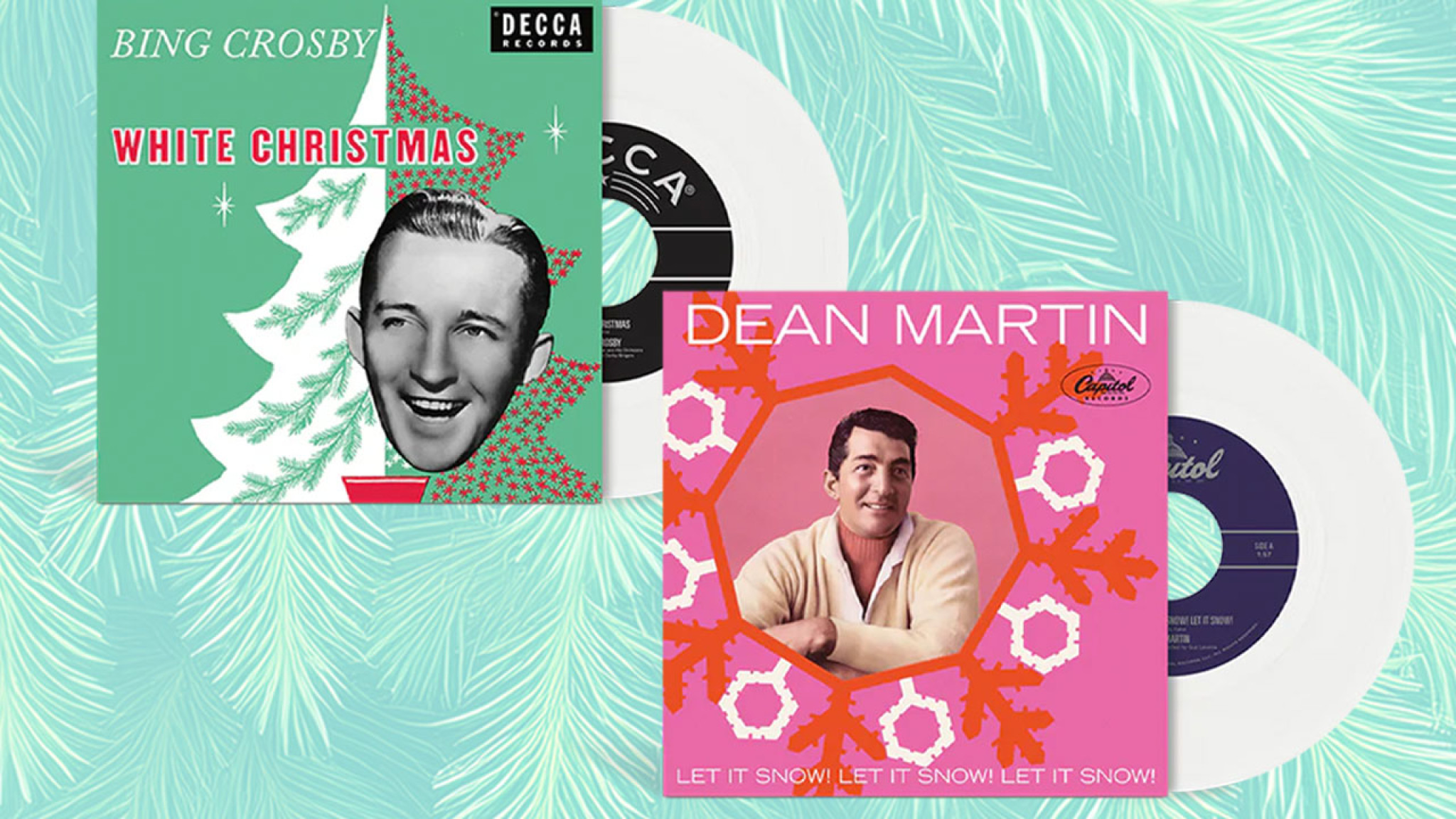 Weihnachtssingles Bing Crosby + Dean Martin