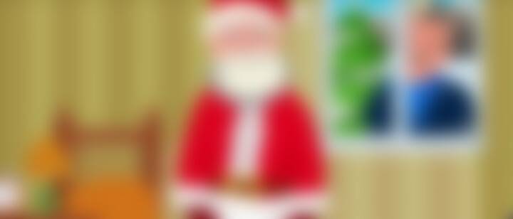 Fitness für den Weihnachtsmann