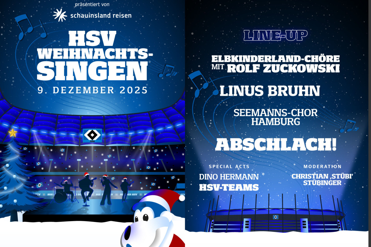 Elbtour 2025 - Abschluss beim Weihnachtssingen im HSV-Stadion