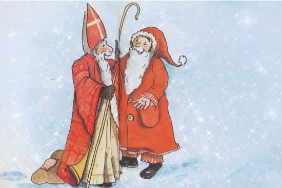 Nikolaus und Weihnachtsmann