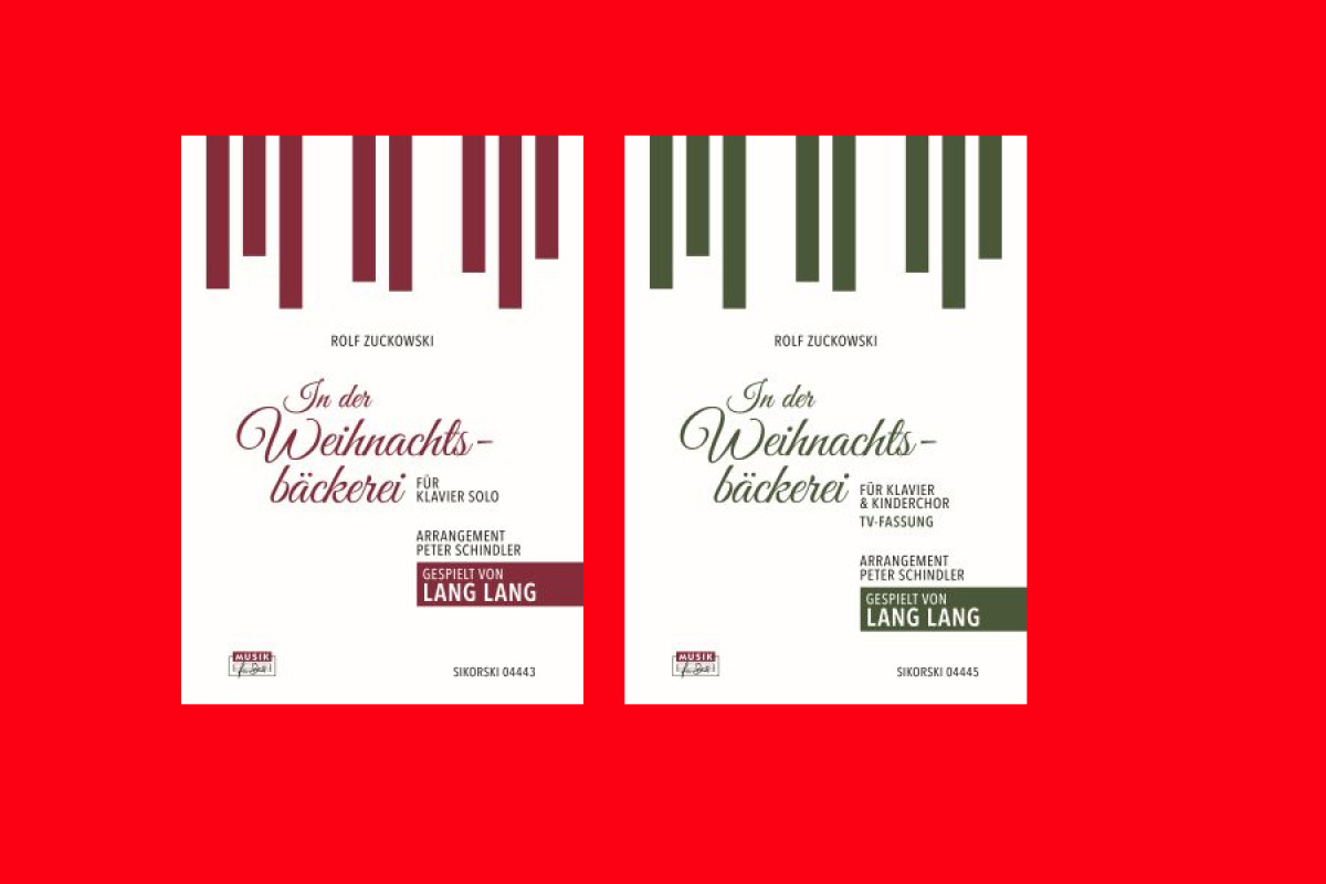 Neue Notensätze - Lang Lang spielt In der Weihnachtsbäckerei 