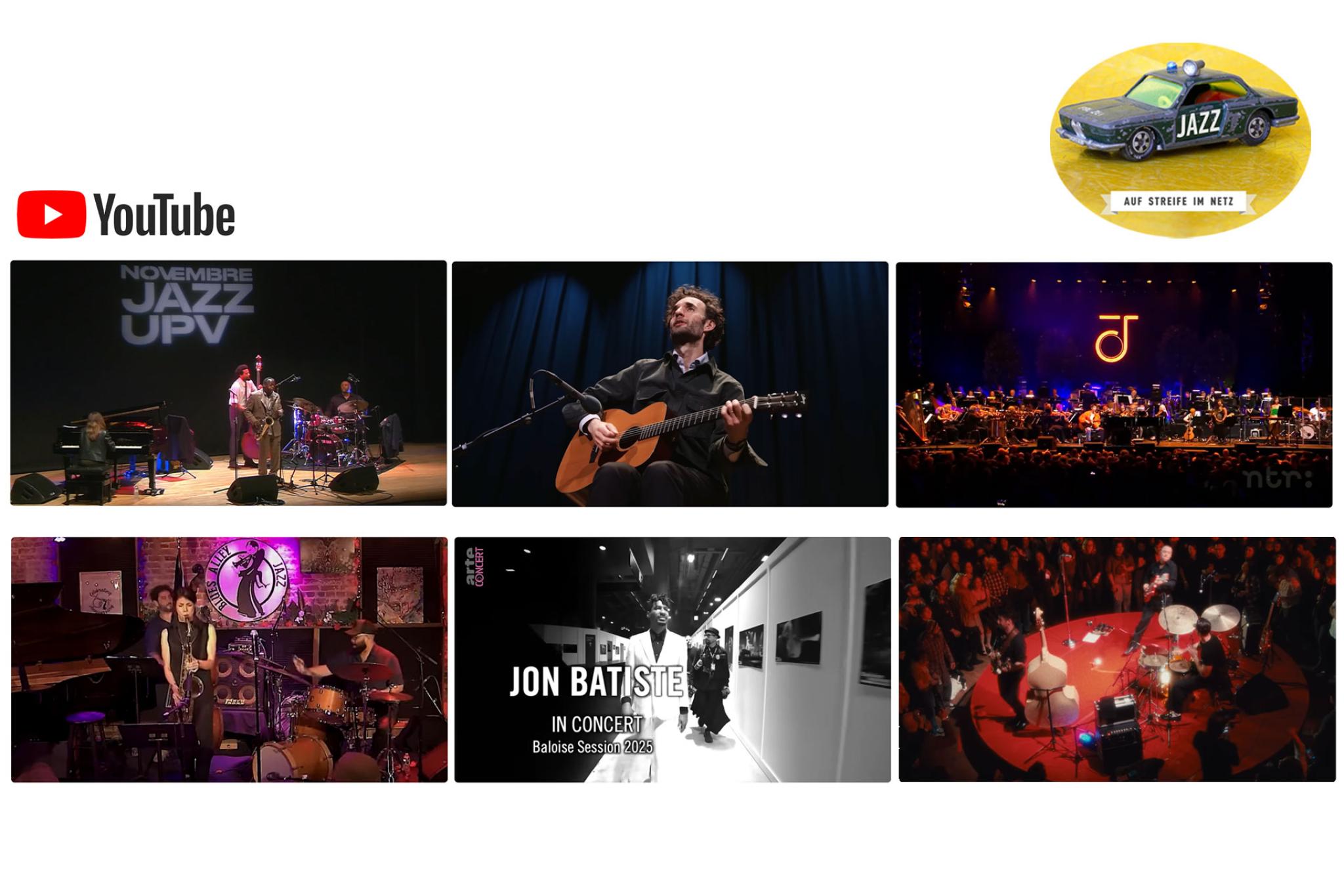 Auf Streife im Netz: YouTube-Konzerte