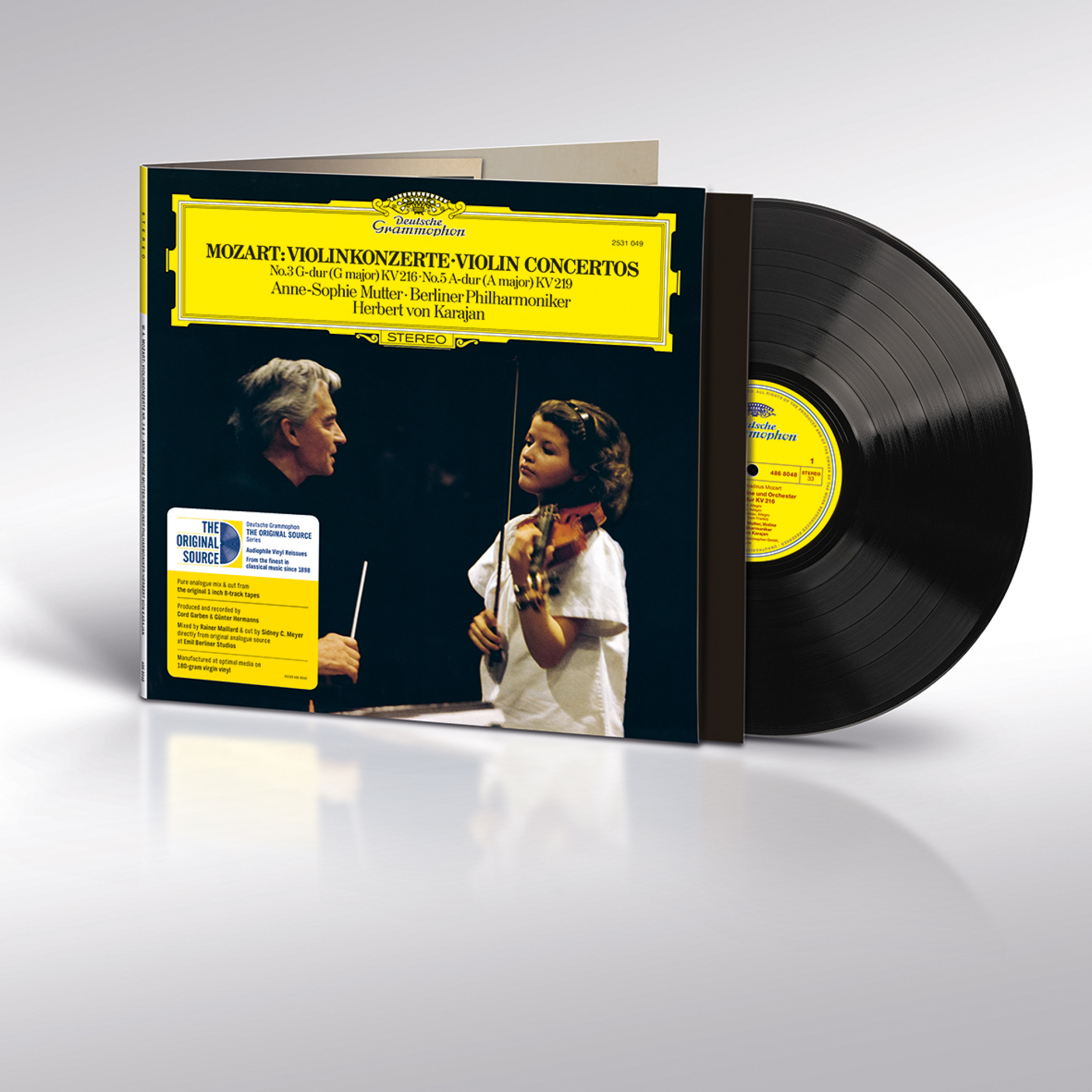 Mutter, Karajan - Mozart: Violin Concertos Nos. 3&5 (Original Source Series)