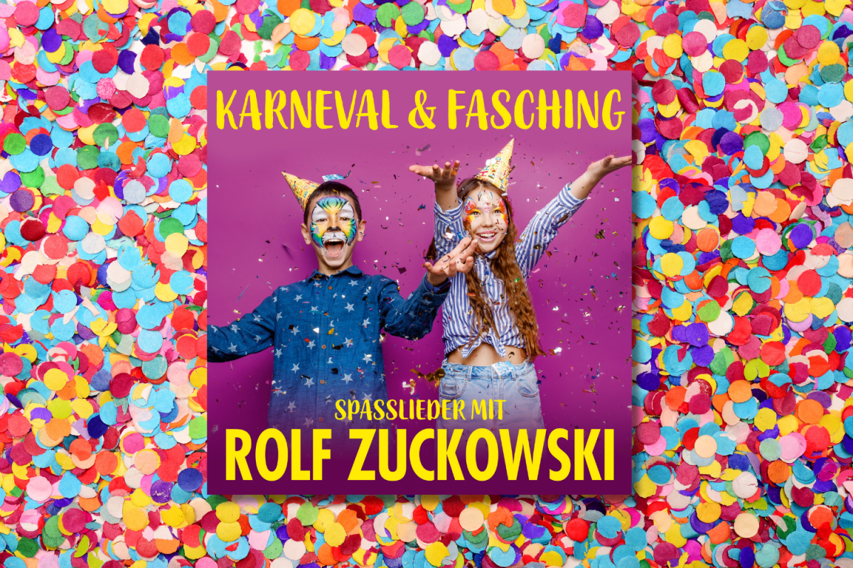 Feiert die fünfte Jahreszeit mit der neuen Compilation Karneval & Fasching – Spaßlieder mit Rolf Zuckowski