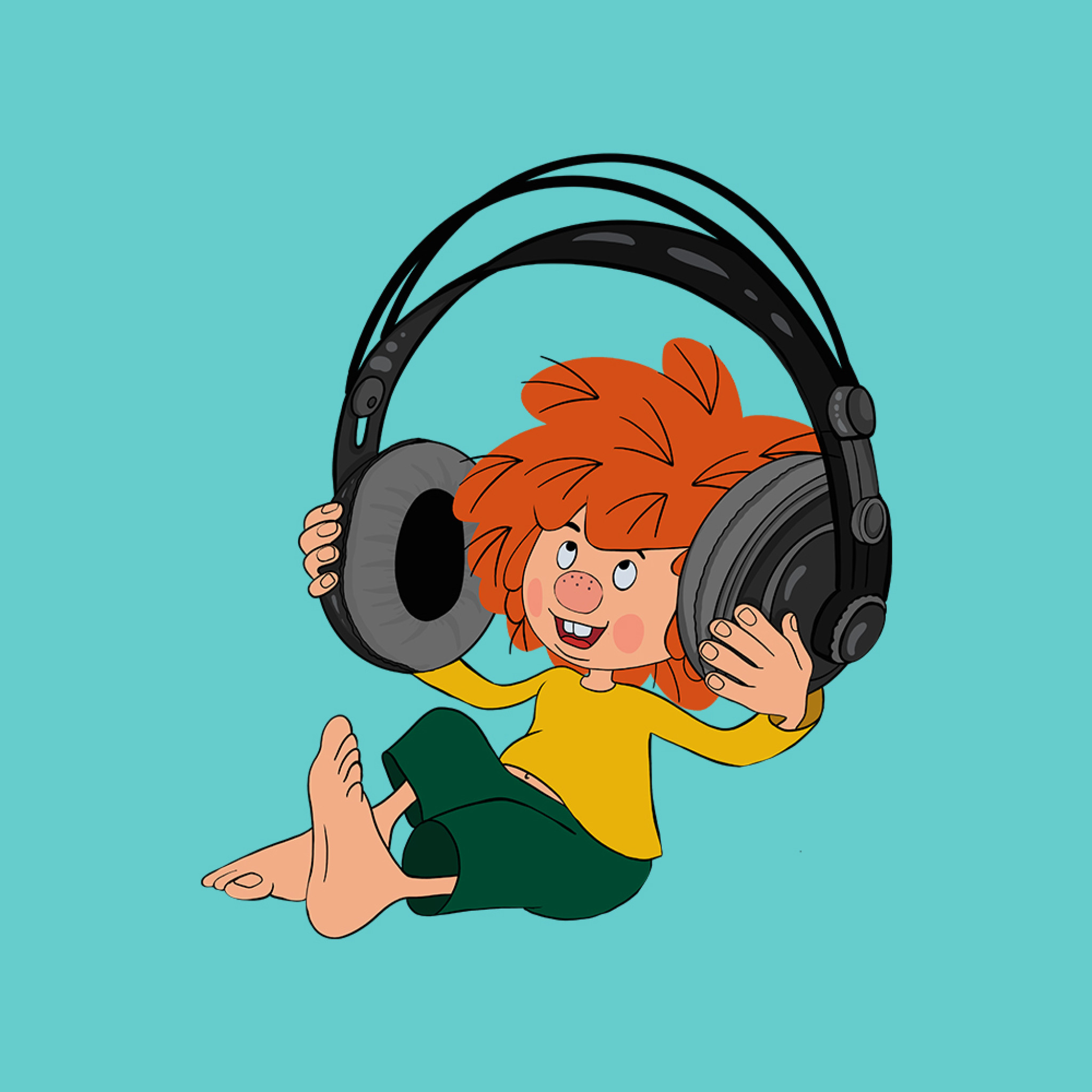 Pumuckl hört Hörspiele