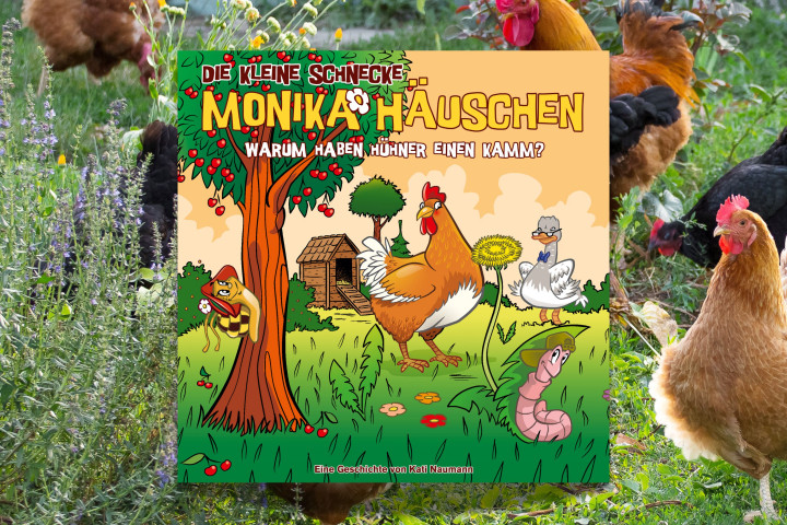 Neues Hörspiel von Die kleine Schnecke Monika Häuschen: ​"Warum haben Hühner einen Kamm?"
